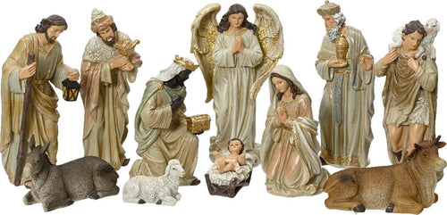 Natività completa con re magi presepe in poliresina 11 soggetti h 20 cm Casa e cucina/Decorazioni per interni/Addobbi e decorazioni per ricorrenze/Decorazioni natalizie/Presepi/Statuine e fondali per il presepe MagiediNatale.it - Altamura, Commerciovirtuoso.it