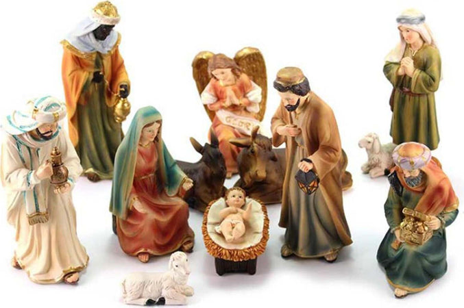 Natività completa con re magi presepe in poliresina 11 soggetti Casa e cucina/Decorazioni per interni/Addobbi e decorazioni per ricorrenze/Decorazioni natalizie/Presepi/Statuine e fondali per il presepe MagiediNatale.it - Altamura, Commerciovirtuoso.it