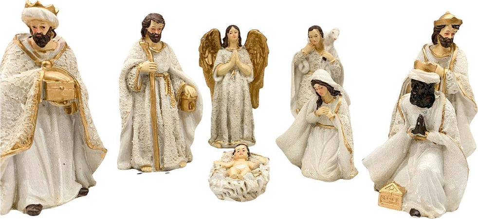 Natività completa con re magi presepe in poliresina 8 soggetti h 16 cm Casa e cucina/Decorazioni per interni/Addobbi e decorazioni per ricorrenze/Decorazioni natalizie/Presepi/Statuine e fondali per il presepe MagiediNatale.it - Altamura, Commerciovirtuoso.it
