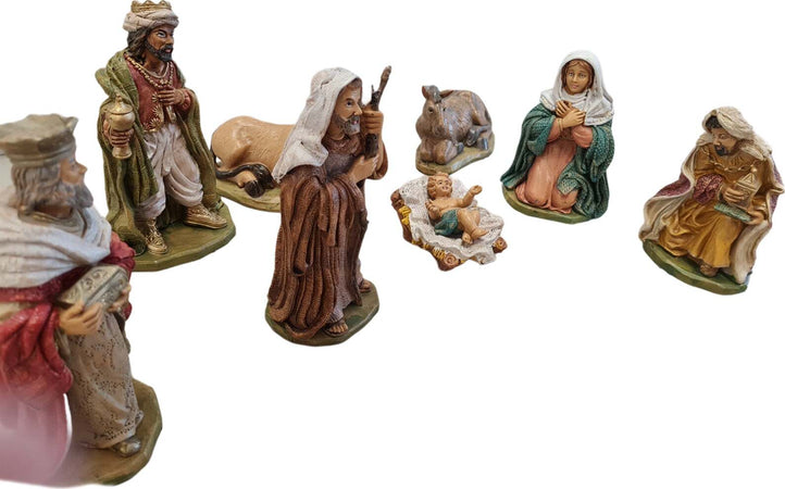 Natività completa con re magi presepe in resina 8 soggetti h 20 cm Casa e cucina/Decorazioni per interni/Addobbi e decorazioni per ricorrenze/Decorazioni natalizie/Presepi/Statuine e fondali per il presepe MagiediNatale.it - Altamura, Commerciovirtuoso.it