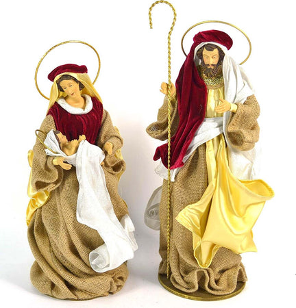 Natività completa h 47 cm statue per presepe con vestiti in tessuto bordeaux Casa e cucina/Decorazioni per interni/Addobbi e decorazioni per ricorrenze/Decorazioni natalizie/Presepi/Statuine e fondali per il presepe MagiediNatale.it - Altamura, Commerciovirtuoso.it