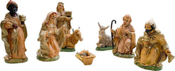 Natività completa per presepe natalizio con re magi, 8 pezzi h 10 cm Casa e cucina/Decorazioni per interni/Addobbi e decorazioni per ricorrenze/Decorazioni natalizie/Presepi/Statuine e fondali per il presepe MagiediNatale.it - Altamura, Commerciovirtuoso.it