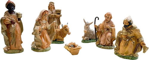 Natività completa per presepe natalizio con re magi, 8 pezzi h 10 cm Casa e cucina/Decorazioni per interni/Addobbi e decorazioni per ricorrenze/Decorazioni natalizie/Presepi/Statuine e fondali per il presepe MagiediNatale.it - Altamura, Commerciovirtuoso.it