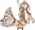 Natività completa statue per presepe con vestiti in tessuto Champagne h 46 cm Casa e cucina/Decorazioni per interni/Addobbi e decorazioni per ricorrenze/Decorazioni natalizie/Presepi/Statuine e fondali per il presepe MagiediNatale.it - Altamura, Commerciovirtuoso.it