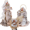 Natività completa statue per presepe con vestiti in tessuto Crema da 36 cm Casa e cucina/Decorazioni per interni/Addobbi e decorazioni per ricorrenze/Decorazioni natalizie/Presepi/Statuine e fondali per il presepe MagiediNatale.it - Altamura, Commerciovirtuoso.it