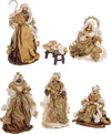 Natività con 3 Re magi con vestiti in tessuto color bronzo statue per presepe h 41 cm Casa e cucina/Decorazioni per interni/Addobbi e decorazioni per ricorrenze/Decorazioni natalizie/Presepi/Statuine e fondali per il presepe MagiediNatale.it - Altamura, Commerciovirtuoso.it