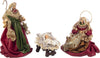 Natività con 3 Re magi con vestiti in tessuto statue per presepe Casa e cucina/Decorazioni per interni/Addobbi e decorazioni per ricorrenze/Decorazioni natalizie/Presepi/Statuine e fondali per il presepe MagiediNatale.it - Altamura, Commerciovirtuoso.it