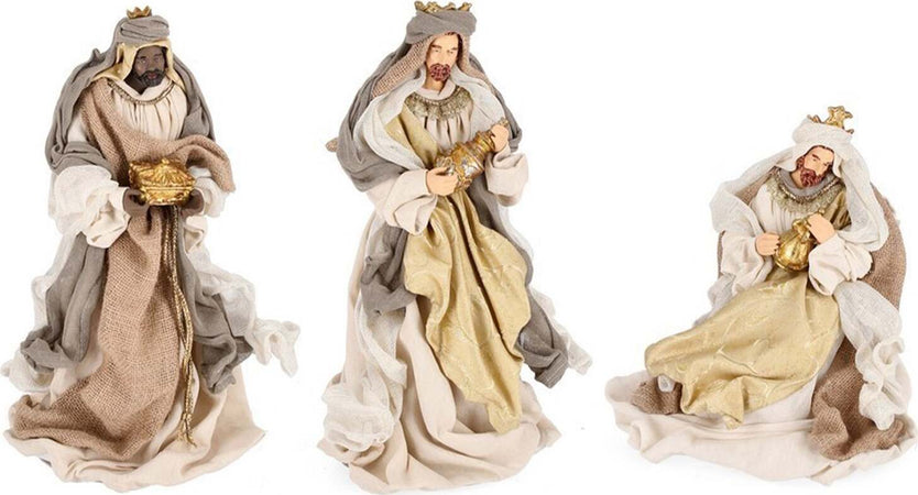 Natività con 3 Re magi e angelo con vestiti in tessuto color oro statue per presepe Casa e cucina/Decorazioni per interni/Addobbi e decorazioni per ricorrenze/Decorazioni natalizie/Presepi/Statuine e fondali per il presepe MagiediNatale.it - Altamura, Commerciovirtuoso.it