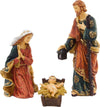Natività con san Giuseppe e la Madonna h 38 cm presepe in poli resina decorazione natalizia Casa e cucina/Decorazioni per interni/Addobbi e decorazioni per ricorrenze/Decorazioni natalizie/Presepi/Statuine e fondali per il presepe MagiediNatale.it - Altamura, Commerciovirtuoso.it