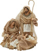 Natività con vestiti in tessuto e culla in paglia statue per presepe h 36 cm Casa e cucina/Decorazioni per interni/Addobbi e decorazioni per ricorrenze/Decorazioni natalizie/Presepi/Statuine e fondali per il presepe MagiediNatale.it - Altamura, Commerciovirtuoso.it