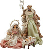 Natività con vestiti in tessuto Verde e Rosa per presepe Natalizio h 46 cm Casa e cucina/Decorazioni per interni/Addobbi e decorazioni per ricorrenze/Decorazioni natalizie/Presepi/Statuine e fondali per il presepe MagiediNatale.it - Altamura, Commerciovirtuoso.it