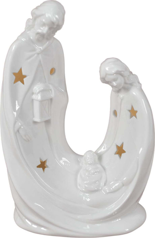 Natività in ceramica Stilizzata Bianca per presepe arredamento natalizio h 23 cm Casa e cucina/Decorazioni per interni/Addobbi e decorazioni per ricorrenze/Decorazioni natalizie/Presepi/Statuine e fondali per il presepe MagiediNatale.it - Altamura, Commerciovirtuoso.it