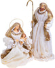 Natività in resina con 2 statue per presepe vestite in tessuto da 67 cm decorazione Oro e Beige Casa e cucina/Decorazioni per interni/Addobbi e decorazioni per ricorrenze/Decorazioni natalizie/Presepi/Statuine e fondali per il presepe MagiediNatale.it - Altamura, Commerciovirtuoso.it