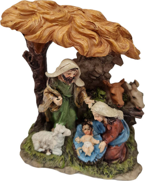 Natività monoblocco con 3 figure per presepe in ceramica con capanna moderna per presepe h 12 cm Casa e cucina/Decorazioni per interni/Addobbi e decorazioni per ricorrenze/Decorazioni natalizie/Presepi/Statuine e fondali per il presepe MagiediNatale.it - Altamura, Commerciovirtuoso.it