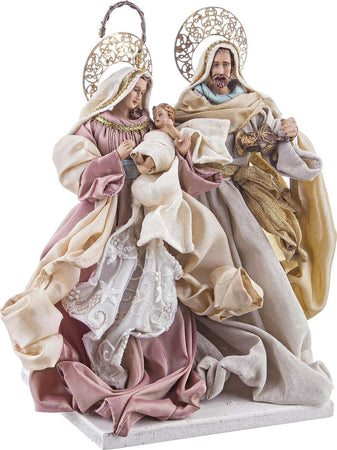 Natività Onorata con vestiti in tessuto statue per presepe Casa e cucina/Decorazioni per interni/Addobbi e decorazioni per ricorrenze/Decorazioni natalizie/Presepi/Statuine e fondali per il presepe MagiediNatale.it - Altamura, Commerciovirtuoso.it