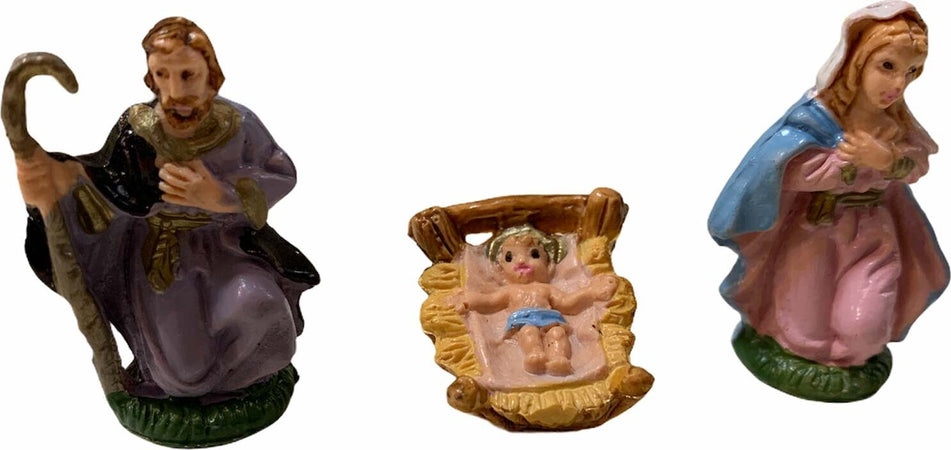 Natività per presepe con Gesù bambino, Maria, San Giuseppe economica Casa e cucina/Decorazioni per interni/Addobbi e decorazioni per ricorrenze/Decorazioni natalizie/Presepi/Statuine e fondali per il presepe MagiediNatale.it - Altamura, Commerciovirtuoso.it