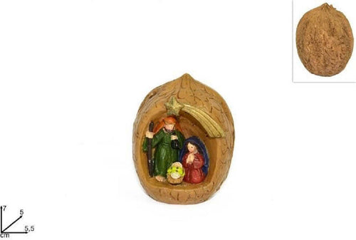 Nativit? Presepe In Resina Capanna Noce 7cm Decoro Natale Natalizio 5.5x7x5cm Casa, arredamento e bricolage > Prodotti per Feste > Prodotti Natalizi Trade Shop italia - Napoli, Commerciovirtuoso.it