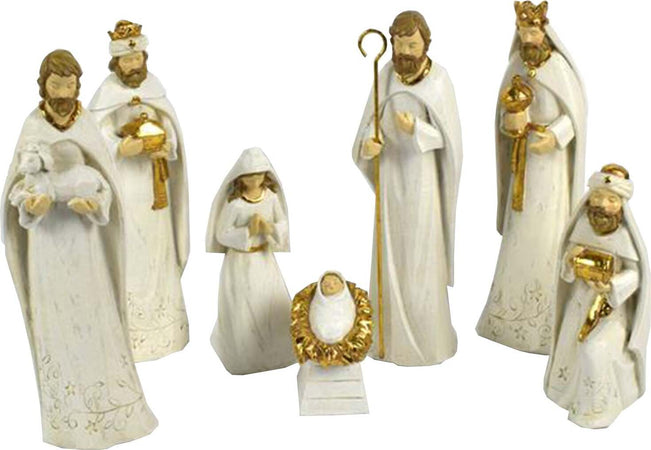 Natività stilizzata completa con re magi h 28 cm presepe in poliresina 7 soggetti Casa e cucina/Decorazioni per interni/Addobbi e decorazioni per ricorrenze/Decorazioni natalizie/Presepi/Statuine e fondali per il presepe MagiediNatale.it - Altamura, Commerciovirtuoso.it