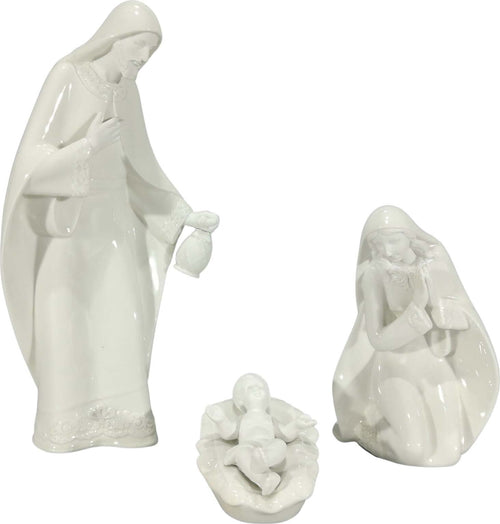 Natività Stilizzata in poliresina Bianca per presepe decorazione Natalizia h 30 cm Casa e cucina/Decorazioni per interni/Addobbi e decorazioni per ricorrenze/Decorazioni natalizie/Presepi/Statuine e fondali per il presepe MagiediNatale.it - Altamura, Commerciovirtuoso.it