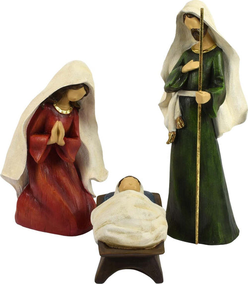 Natività Stilizzata per presepe in poliresina Verde e Rossa h 40 cm Casa e cucina/Decorazioni per interni/Addobbi e decorazioni per ricorrenze/Decorazioni natalizie/Presepi/Statuine e fondali per il presepe MagiediNatale.it - Altamura, Commerciovirtuoso.it