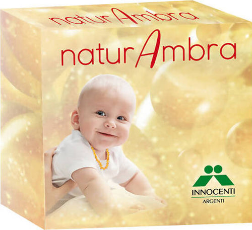 NATUR AMBRA Collanina Neonato in Ambra INNOCENTI ARGENTI Collana per Denti Allevia Dolori Dentizione Cura del Corpo Sanitaria Gioia del Bimbo - Villa San Giovanni, Commerciovirtuoso.it