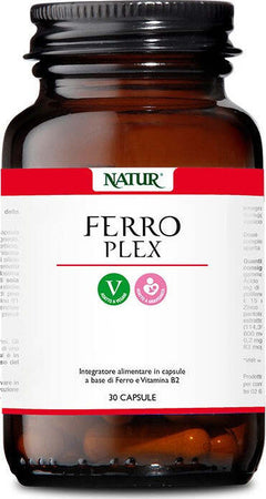 Natur-Ferro-Plex-30-capsule-vegetali-Integratore-alimentare