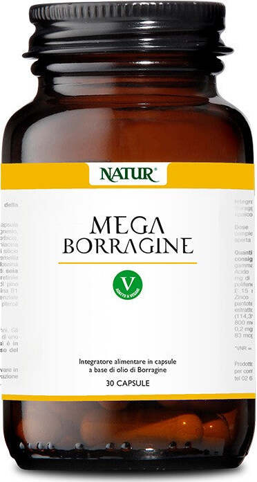 Natur-Mega-Borragine-30-capsule-vegetali-Integratore-alimentare