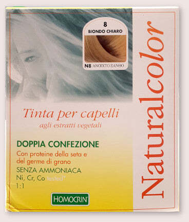Natural Color Biondo Chiaro - Tinta Per Capelli Agli Estratti Vegetali - Doppia Confezione
