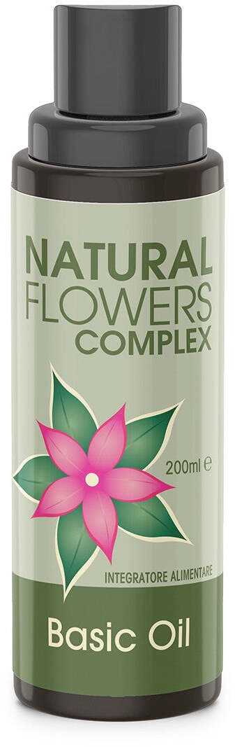 NATURAL FLOWERS BASIC OIL integratore alimentare Olio 200 ml
