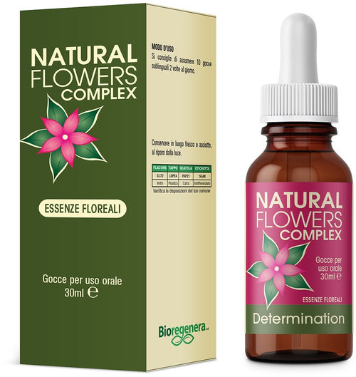 NATURAL FLOWERS DETERMINATION essenze floreali Gocce 30 ml