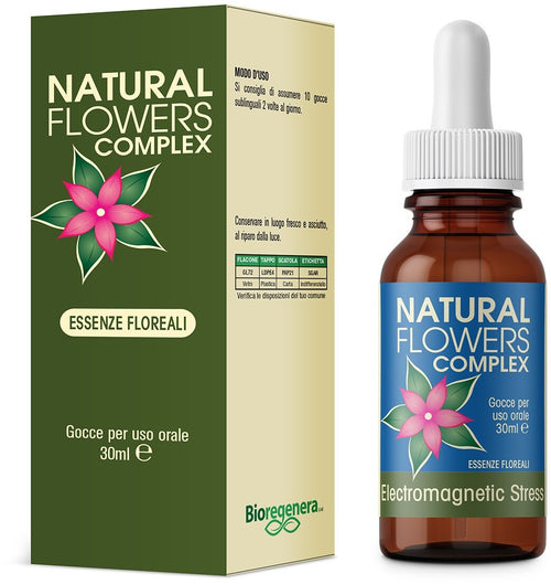 NATURAL FLOWERS ELECTROMAGNETIC STRESS essenze floreali Gocce 30 ml