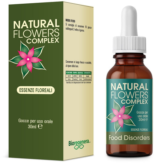NATURAL FLOWERS FOOD DISORDERS essenze floreali Gocce 30 ml