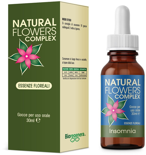 NATURAL FLOWERS INSOMNIA essenze floreali Gocce 30 ml