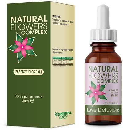 NATURAL FLOWERS LOVE DELUSIONS essenze floreali Gocce 30 ml