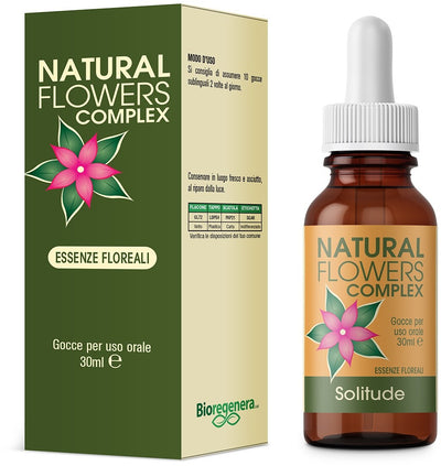 NATURAL FLOWERS SOLITUDE essenze floreali Gocce 30 ml