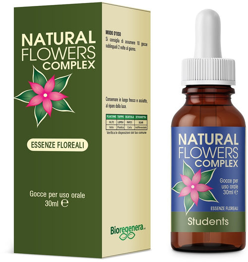 NATURAL FLOWERS STUDENTS essenze floreali Gocce 30 ml