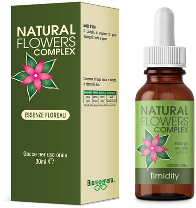 NATURAL FLOWERS TIMIDITY essenze floreale Gocce 30 ml