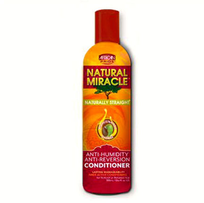 Natural Miracle Balsamo Conditioner Anti-Umidità per Capelli Crespi Afro Latino Etnico 355 Ml
