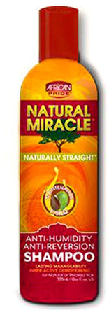 NATURAL MIRACLE SHAMPOO E BALSAMO ANTI-UMIDITÀ PER CAPELLI CRESPI AFRO LATINO ETNICO 355 ML
