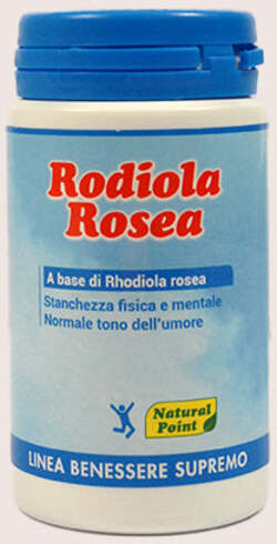 Natural Point - Rodiola Rosea Integratore per Ridurre La Stanchezza Fisica E Mentale 50 Capsule