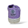 Sneakers Bambina Natural World 470 Lilla Elastico – Scarpe Vegane Traspiranti Primavera Estate