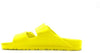 NATURAL WORLS Ciabatta Due Fibbie Gomma Giallo