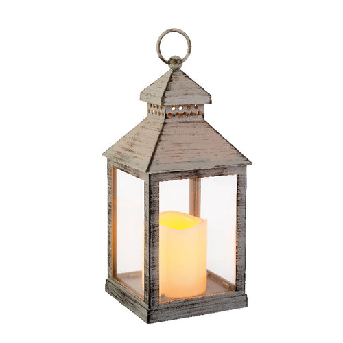 Lanterne luminose color Naturale in legno, decorazione per esterno