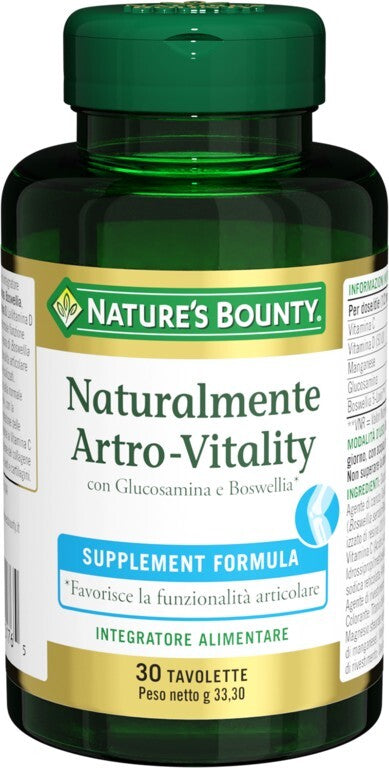 NATURALMENTE-ARTRO-VITALITY-30-tavolette-Nature's-Bounty