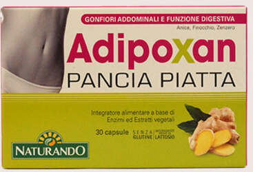Naturando - Adipoxan Pancia Piatta Integratore Alimentare Funzione Digestiva