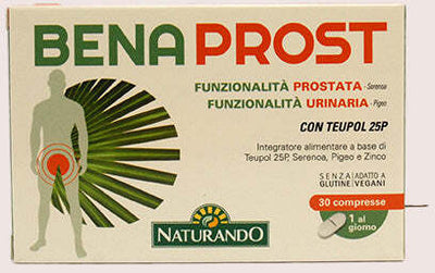 Naturando - Benaprost Integratore Alimentare Corretta Funzionalità Della Prostata 30 Compresse