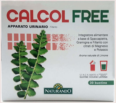 Naturando - Calcolfree 15 Bustine Integratore per L’apparato Urinario