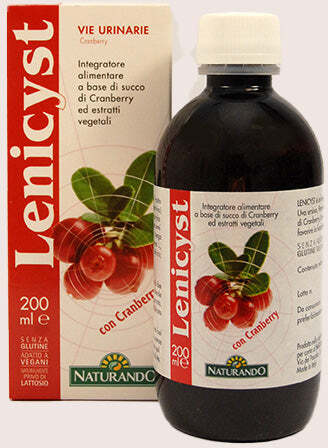 Naturando - Lenicyst Succo Integratore Alimentare Nei Casi D’infiammazione Vescicale 200 Ml