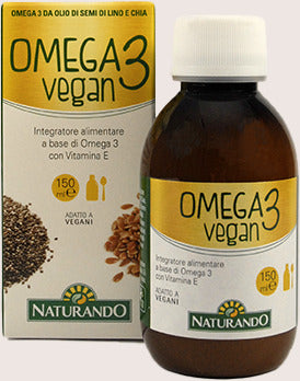 Naturando - Omega 3 Vegan Integratore Alimentare 150 Ml