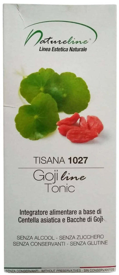 Natureline Integratore Alimentare Centella Asiatica e Bacche di Goji. 500ml Drenante Anti Cellulite